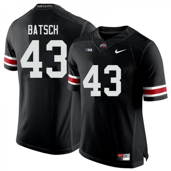 Ohio State Buckeyes #43 Ryan Batsch Men NCAA Jersey Black